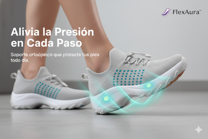 FlexAura™ Zapatilla Ortopédica [Camina sin dolor]